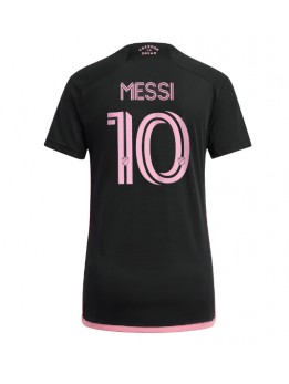 Inter Miami Lionel Messi #10 Replika Borta Kläder Dam 2024-25 Kortärmad